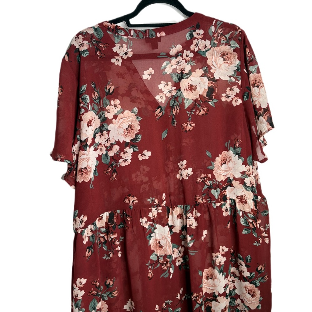 Torrid Lexie Floral Babydoll Tunic size 3 - Picture 4 of 12